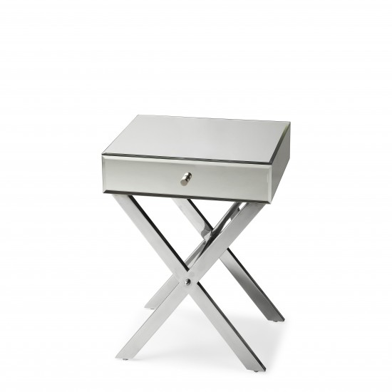 Vincennes Mirrored Side Table, 2634146