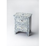 Vivienne Blue Bone Inlay Accent Chest, 2865319