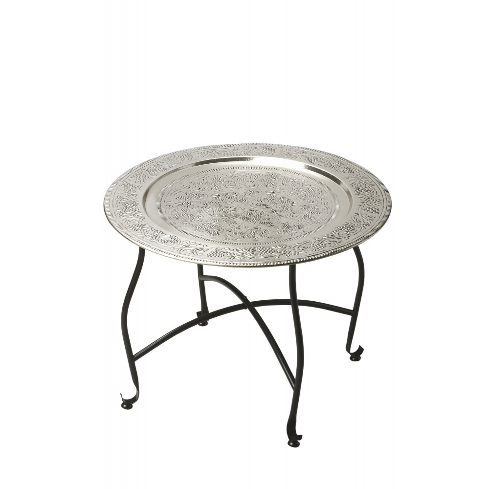 Agadir Metal Moroccan Tray Table, 2866025