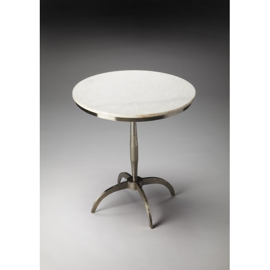 Palmilla Marble & Metal Accent Table, 2868140