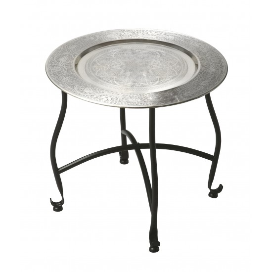 Moroccan Metal Tray Table, 2871025