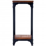 Gandolph Wood & Iron Pedestal Stand, 2874120