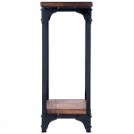 Gandolph Wood & Iron Pedestal Stand, 2874120