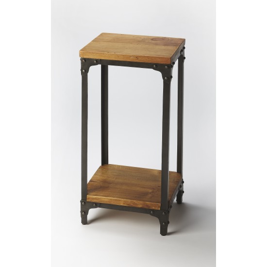 Grimsley Wood & Iron Pedestal Stand, 2874330