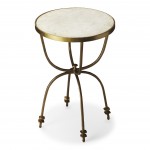 Hager Marble & Metal Accent Table, 2877025