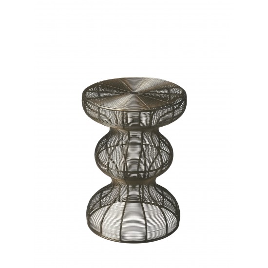 Angeline Round Metal Accent Table, 2895025