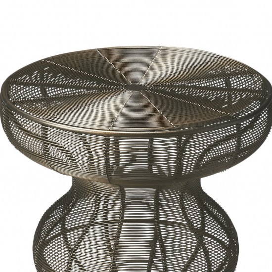 Angeline Round Metal Accent Table, 2895025