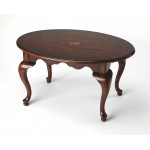 Grace Oval Cherry 4 Legs Coffee Table, 3012024