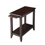 Irvine Merlot Chairside Table, 3025022