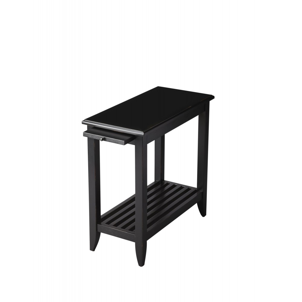 Irvine Black Licorice Chairside Table, 3025111