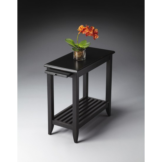 Irvine Black Licorice Chairside Table, 3025111