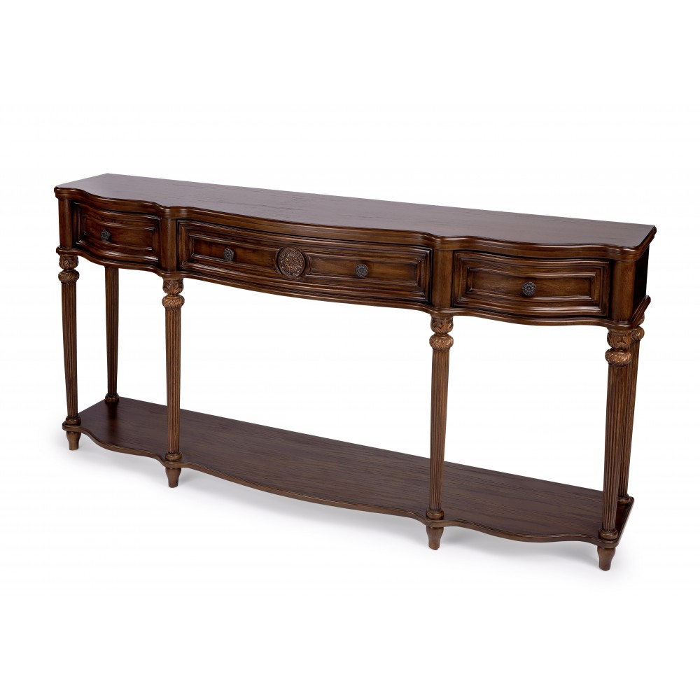 Peyton Vintage Oak Console Table, 3028001