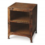 Lucas Industrial Chic Chairside Chest, 3132025