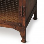 Lucas Industrial Chic Chairside Chest, 3132025