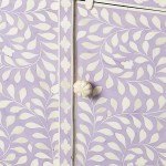 Vivienne Lavender Bone Inlay Console Chest, 3203070