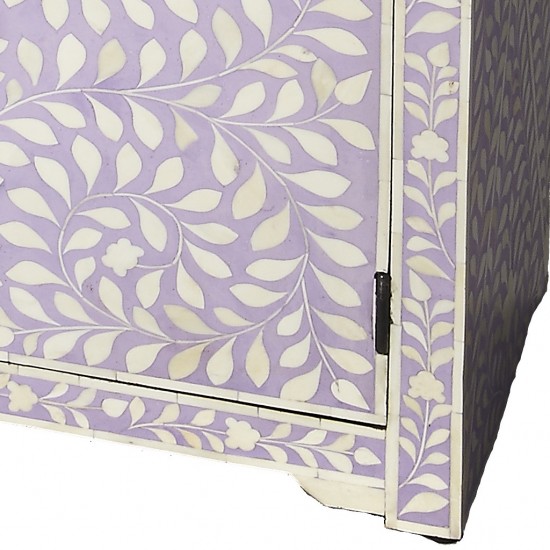 Vivienne Lavender Bone Inlay Console Chest, 3203070