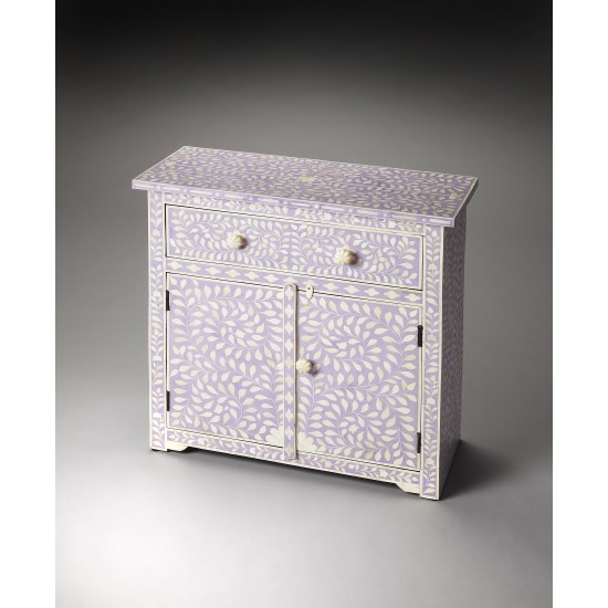 Vivienne Lavender Bone Inlay Console Chest, 3203070