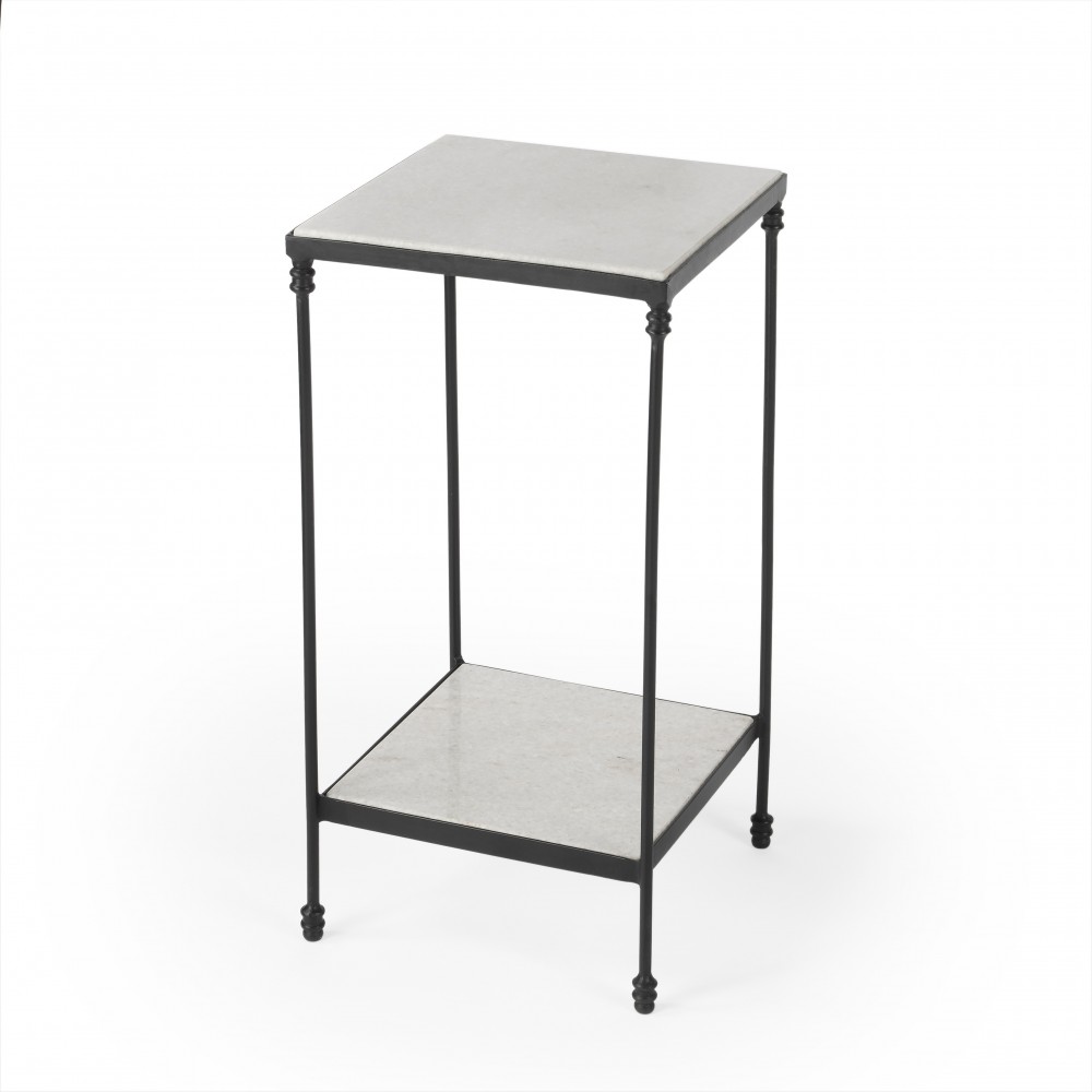 Larkin Marble & Iron Accent Table, 3319025 Larkin Marble & Iron Accent Table, 3319025