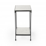 Larkin Marble & Iron Accent Table, 3319025