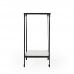 Larkin Marble & Iron Accent Table, 3319025