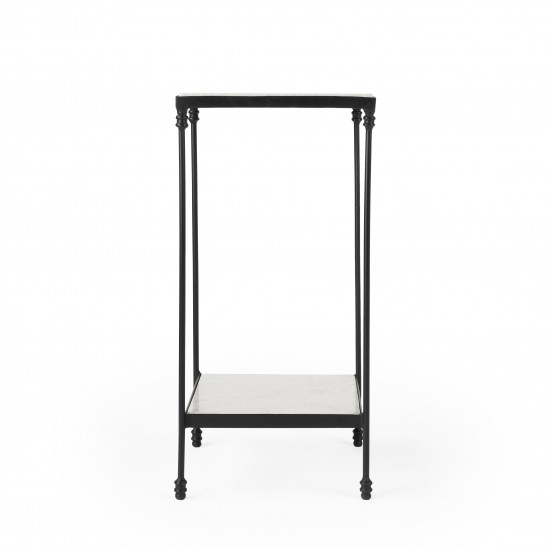 Larkin Marble & Iron Accent Table, 3319025