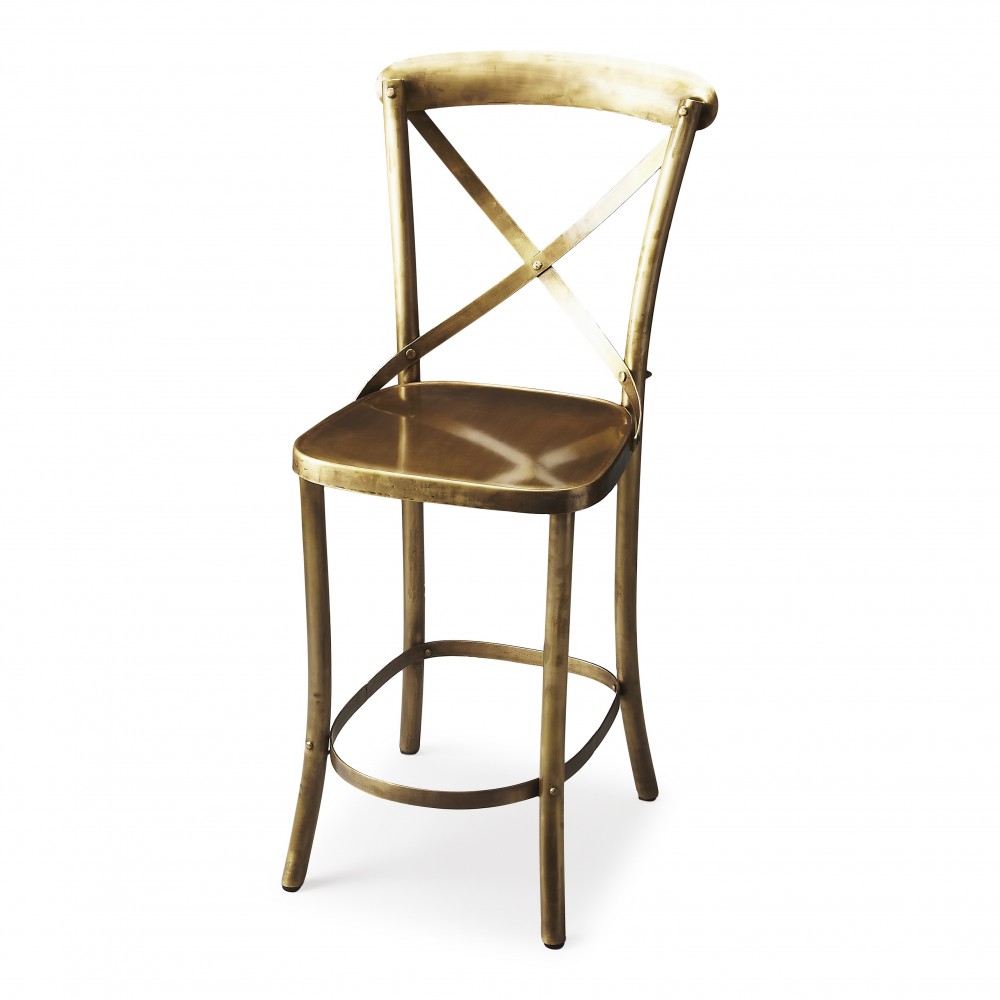 Bennington Antique Gold Bar Stool, 3432330