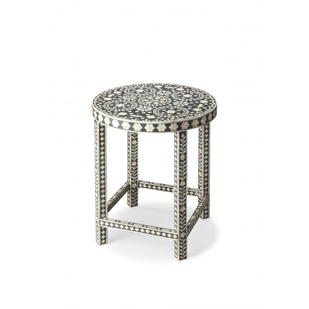 Gillian Bone Inlay Accent Table, 3448318