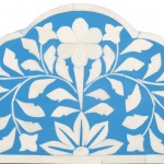 Vivienne Blue Bone Inlay Wall Mirror, 3451319