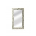 Vivienne Rectangular Bone Inlay Wall Mirror, 3479321