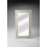 Vivienne Rectangular Bone Inlay Wall Mirror, 3479321