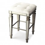 Celeste Mirrored Bar Stool , 3505146