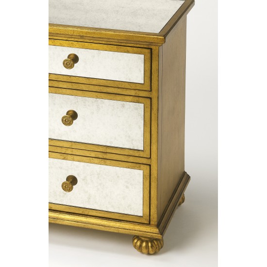 Grable Gold Leaf Accent Chest, 3519332