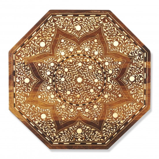 Rashmi Wood & Bone Inlay Accent Table, 3596338