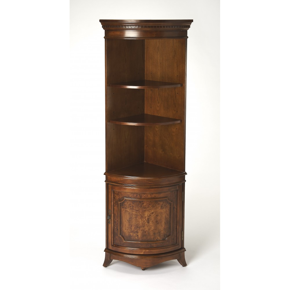 Dowling Olive Ash Corner Cabinet, 3621101