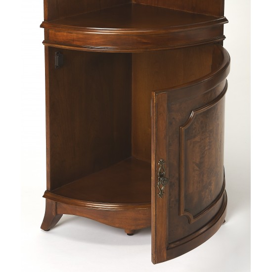 Dowling Olive Ash Corner Cabinet, 3621101