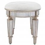 Garbo Mirrored Vanity Stool, 3630146