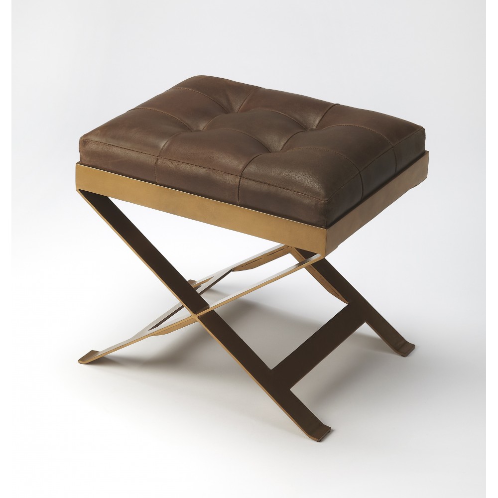 Rodrigo Leather Stool, 3644140