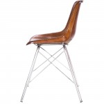 Inland Light Brown Leather Side Chair, 3673220