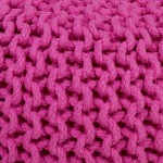 Pincushion Pink Woven Pouffe, 3689193