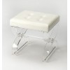 Morena Acrylic Vanity Stool, 3739335