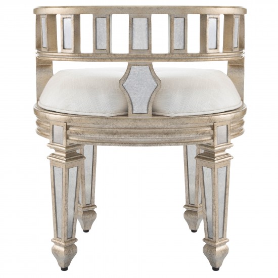 Rebecca Mirrored Vanity Stool, 3762146