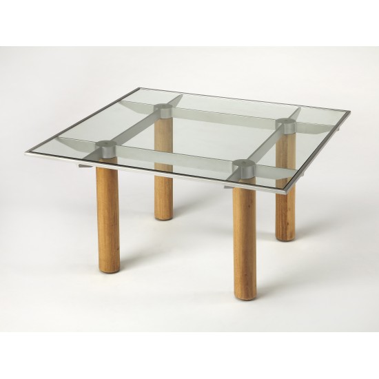 Cirrus Glass & Metal Coffee Table, 3782140