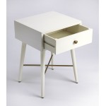 Delridge White & Gold End Table, 3791288