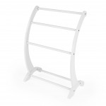 Nathaniel Glossy White Blanket Stand, 3804304