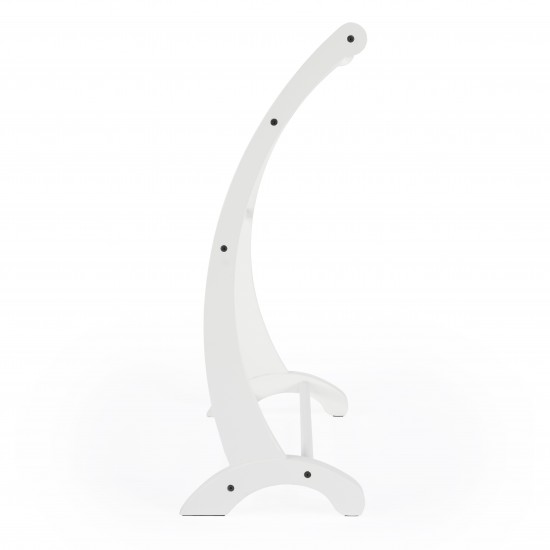 Nathaniel Glossy White Blanket Stand, 3804304
