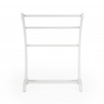 Nathaniel Glossy White Blanket Stand, 3804304