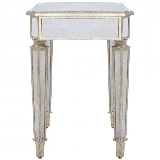 Celeste Mirrored End Table, 3806146