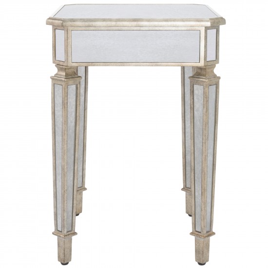 Celeste Mirrored End Table, 3806146