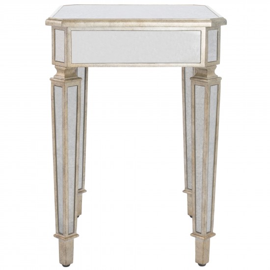Celeste Mirrored End Table, 3806146