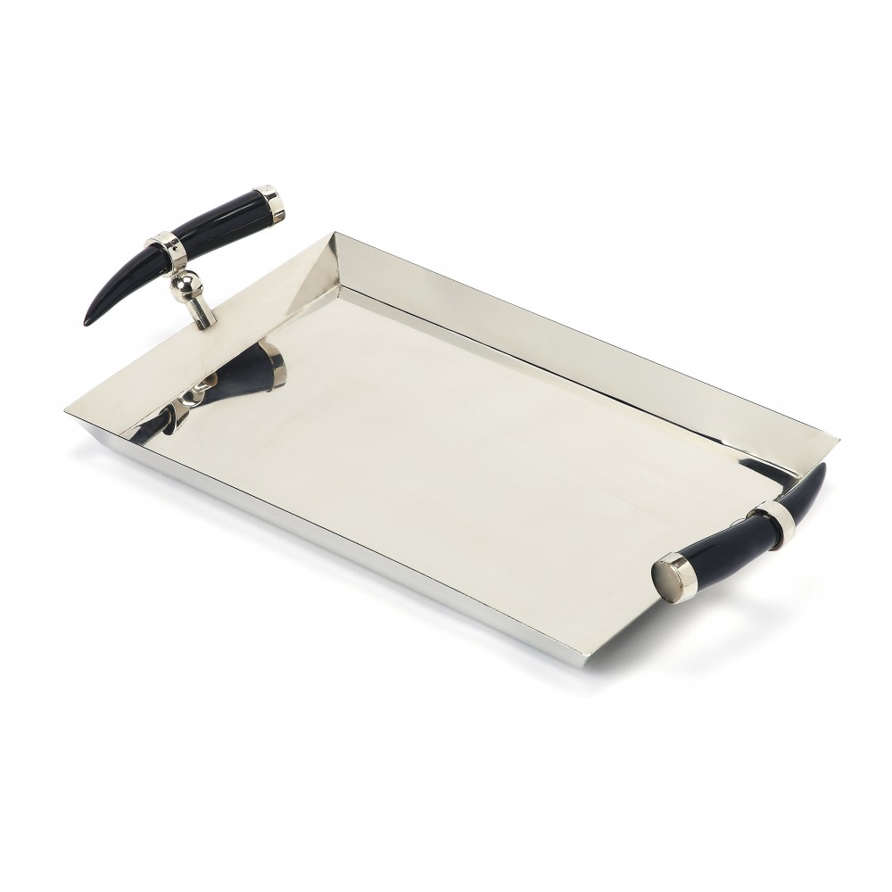 Vito Stainless Steel Rectangular Serving Tray, 3826016